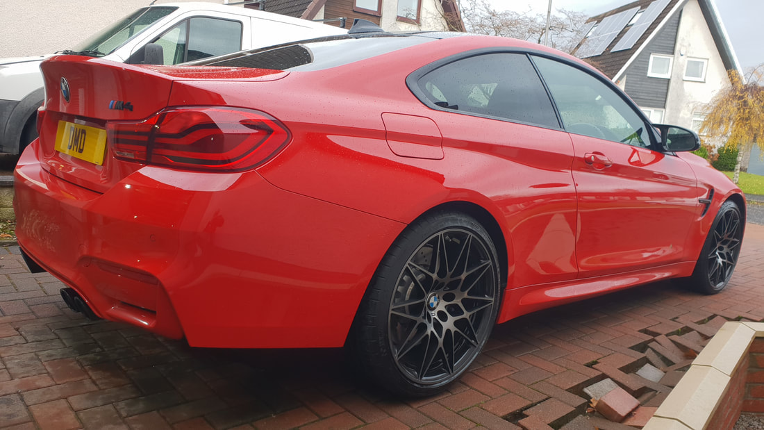 New Car Paint Protection Ferrari Red BMW M4